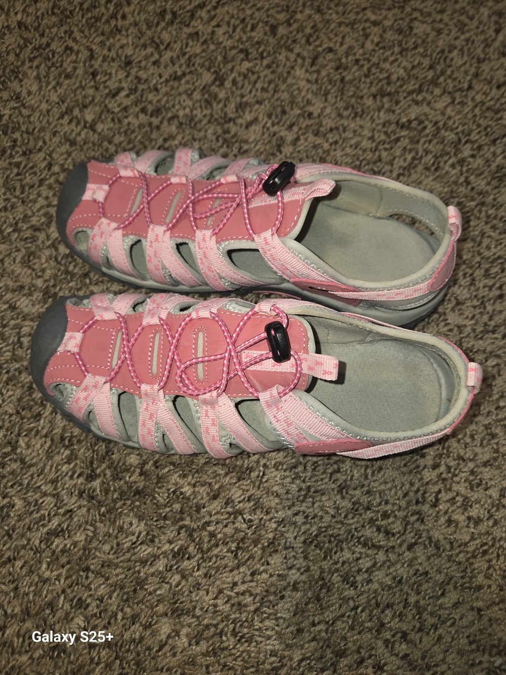 Breast Cancer Awareness Pink Active Sandal Sneakers - Lightweight Outdoor Shoes